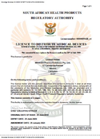 licence de distribution en afrique du sud